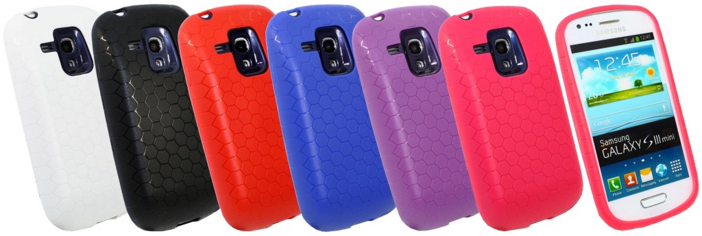 Schutzhülle für Power Akku Samsung Galaxy S3 mini GT-i8190 in 6 Farben erhältlich