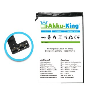 Akku-King Akku für Apple iPad mini